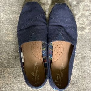 Navy Canvas Toms